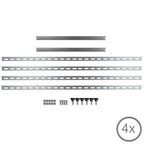 Support de fixation pour panneau solaire, en aluminium, réglable de 0 à 90 degrés, tige de support de 104 cm