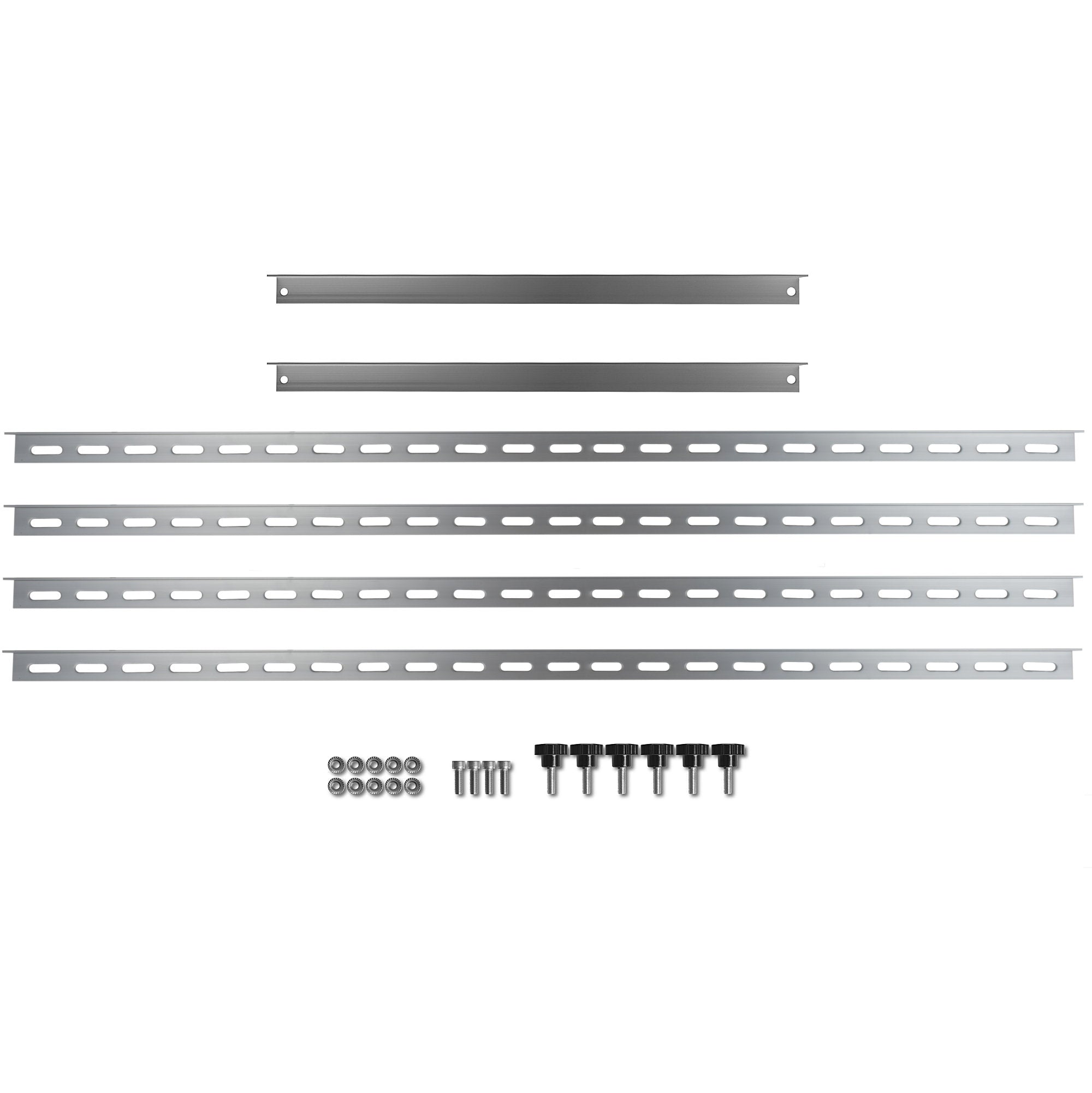 Solar panel mounting bracket, aluminum, adjustable from 0 to 90 degrees, support rod 104 cm