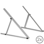 Support de fixation pour panneau solaire, en aluminium, réglable de 0 à 90 degrés, tige de support de 114 cm