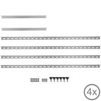 Support de fixation pour panneau solaire, en aluminium, réglable de 0 à 90 degrés, tige de support de 114 cm