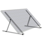 Support de fixation pour panneau solaire, en aluminium, réglable de 0 à 90 degrés, tige de support de 114 cm