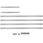 Support de fixation pour panneau solaire, en aluminium, réglable de 0 à 90 degrés, tige de support de 114 cm