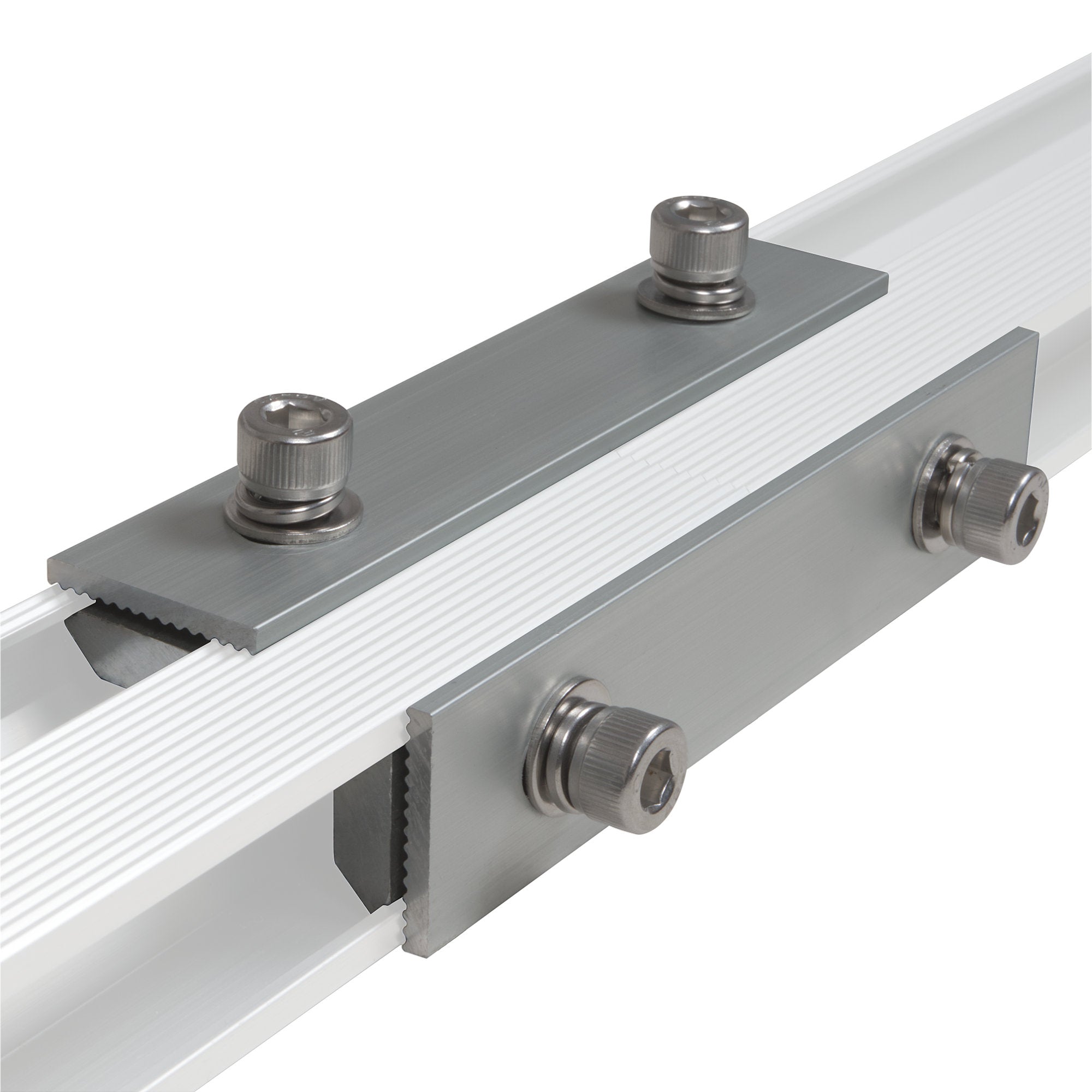 Rails pour panneaux solaires, universels, en aluminium
