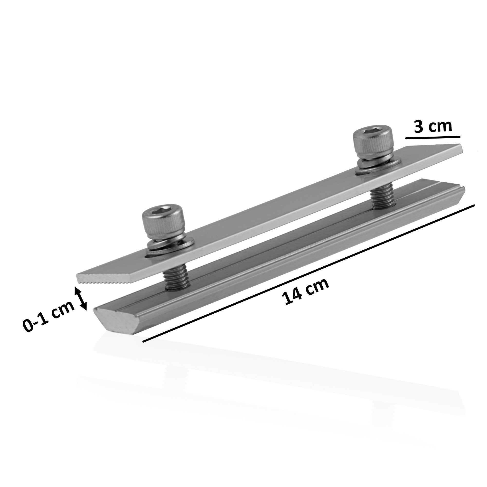 Rails pour panneaux solaires, universels, en aluminium