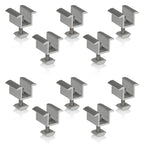 Mittelklemme für Solarpanele, Universal, Aluminium
