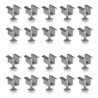 Mittelklemme für Solarpanele, Universal, Aluminium