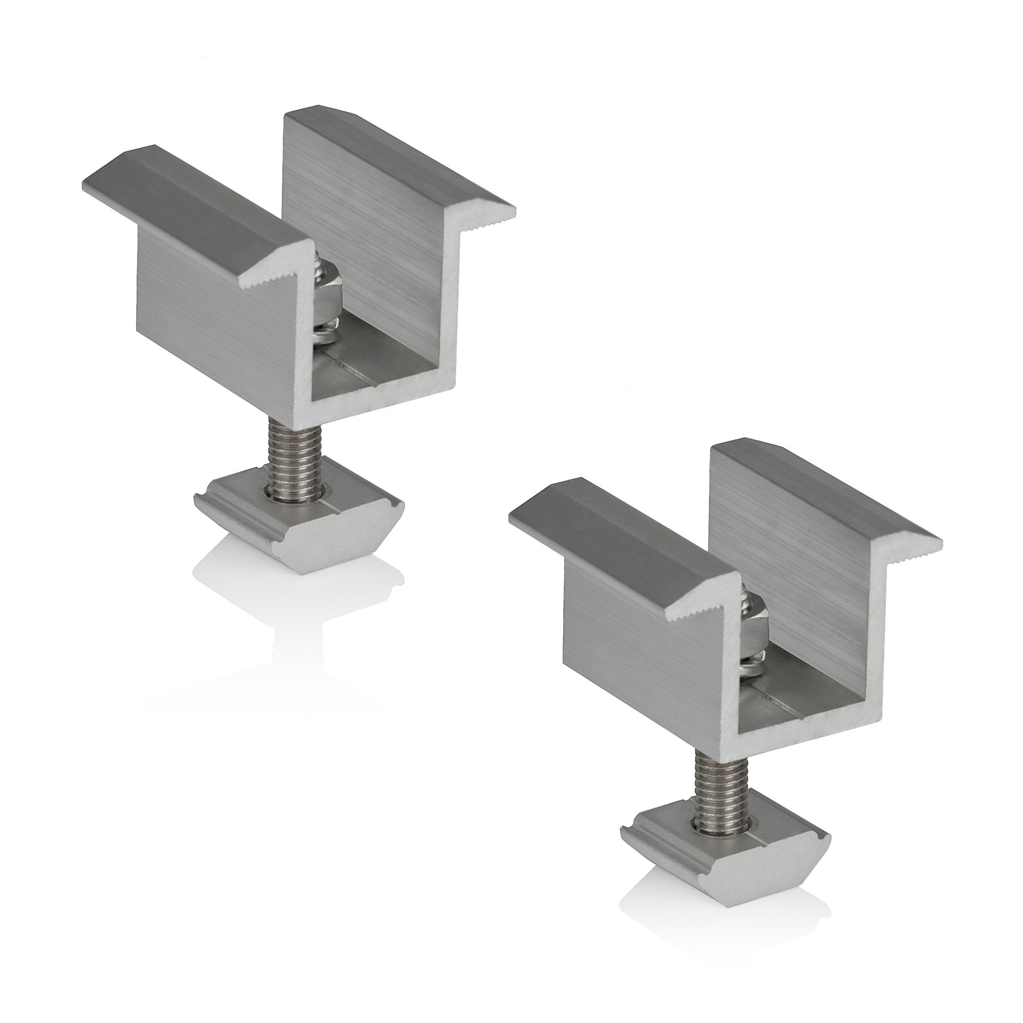 Mittelklemme für Solarpanele, Universal, Aluminium