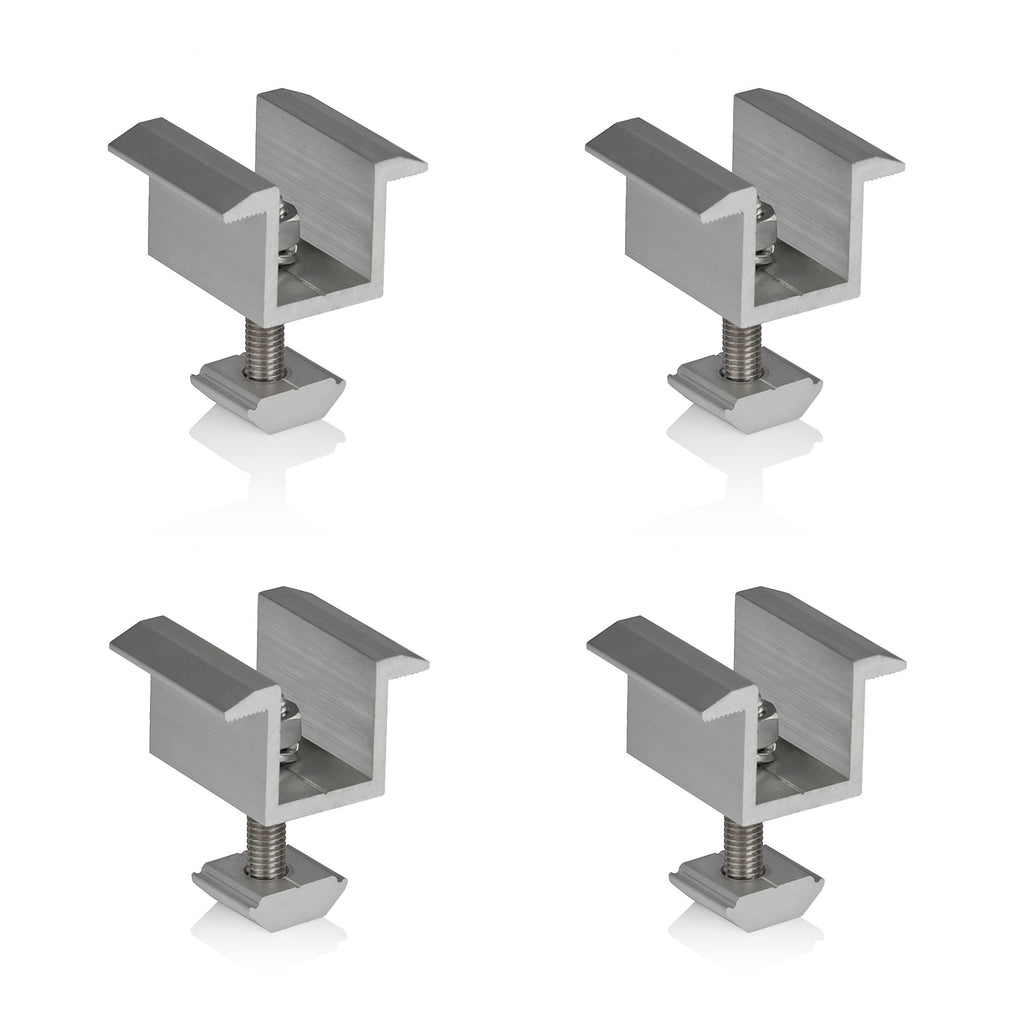 Mittelklemme für Solarpanele, Universal, Aluminium
