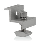 Collier de serrage pour panneaux solaires, universel, en aluminium