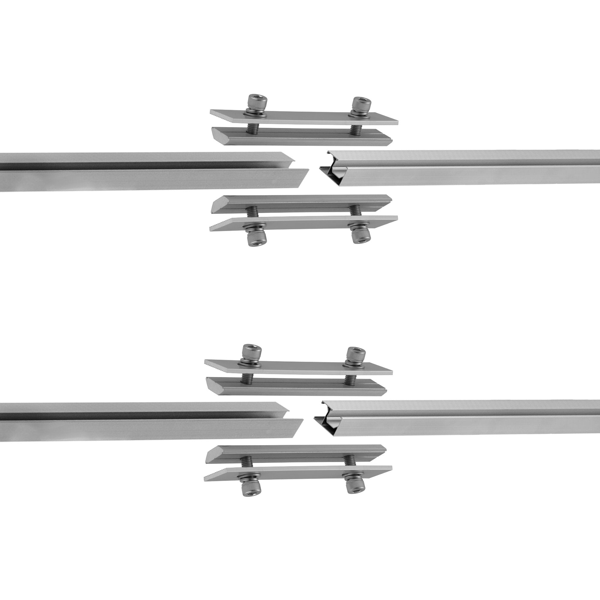 Montageschienen für Solaranlagen, Universal, Aluminium