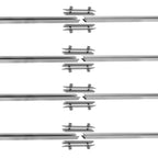 Rails de fixation pour panneaux solaires, universels, en aluminium