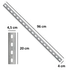 Support de balcon pour panneaux solaires, montage vertical de panneaux solaires