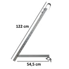 Support de balcon pour panneau solaire, universel, en aluminium, avec angle réglable