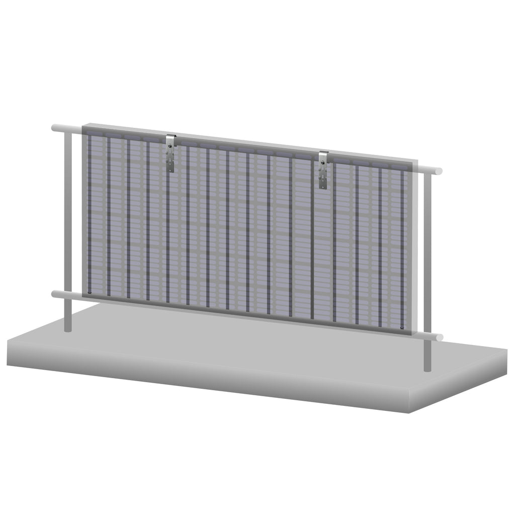 Balkonhalterung für Solarmodul, senkrechte Solarpanelmontage