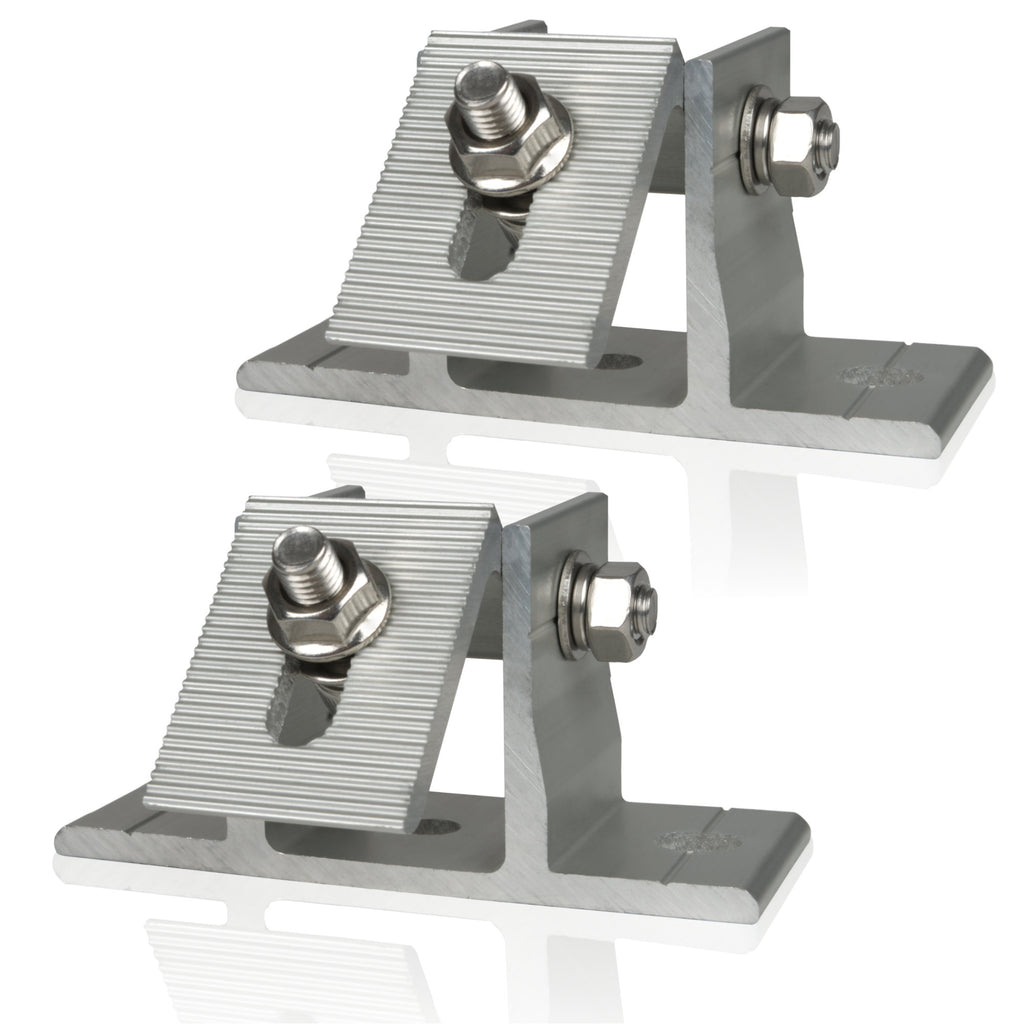 Mounting brackets for solar modules, roof hooks for PV modules