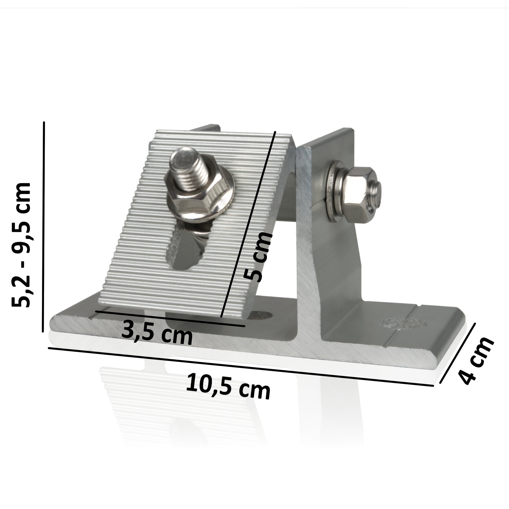 Mounting brackets for solar modules, roof hooks for PV modules