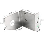 Ensemble de brochettes pour barbecue, 120 cm, comprenant un moteur en acier inoxydable et des aiguilles à viande, pour jusqu'à 4 kg d'aliments.