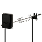 Ensemble de brochettes pour barbecue, 93,5 cm, comprenant un moteur et des aiguilles à viande