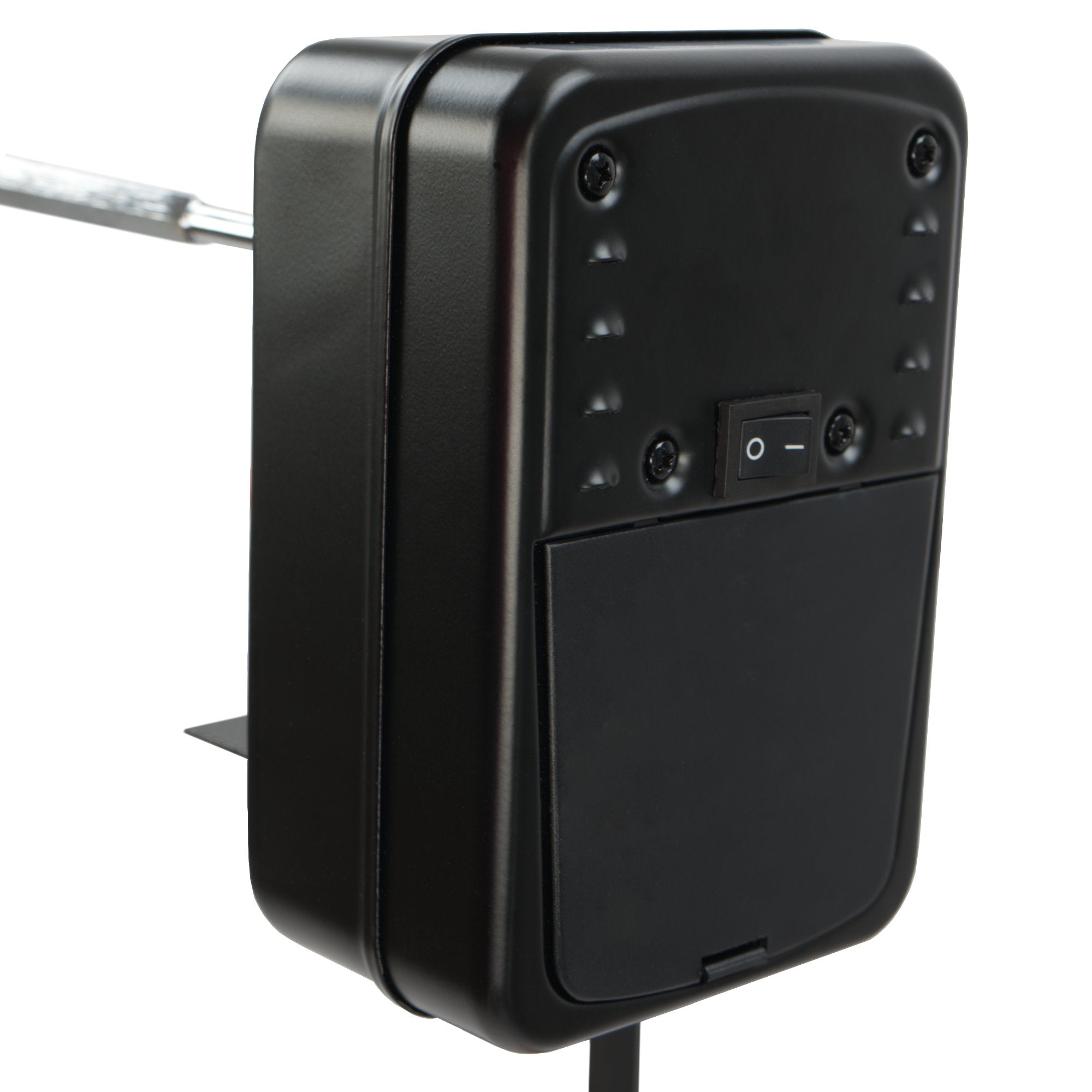 Ensemble de brochettes pour barbecue, 93,5 cm, comprenant un moteur et des aiguilles à viande