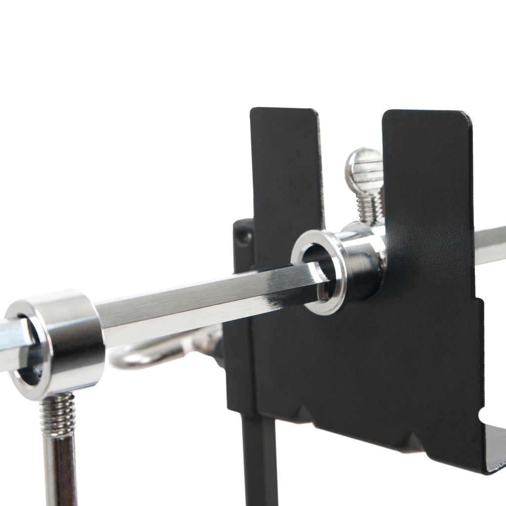 Ensemble de brochettes pour barbecue, 93,5 cm, comprenant un moteur et des aiguilles à viande