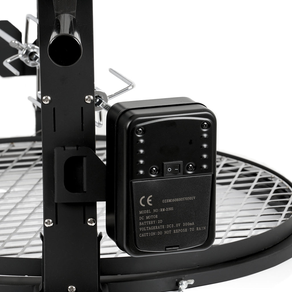 Ensemble de brochettes pour barbecue, comprenant une grille.