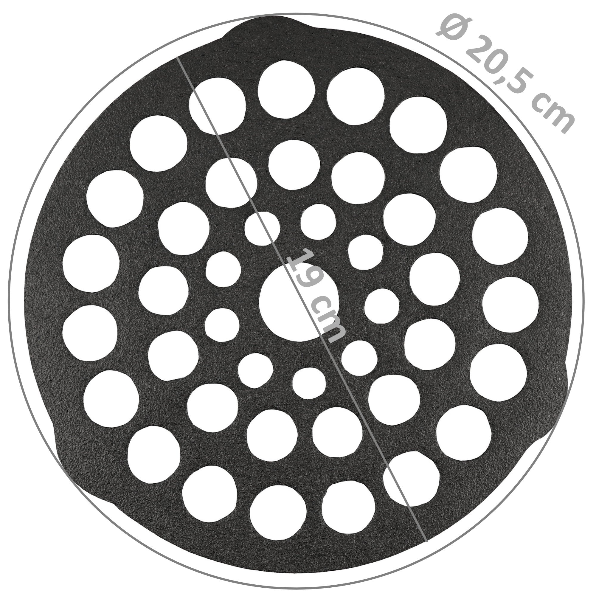 Dutch oven insert, Ø 20 cm, cast iron