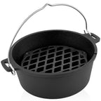 Grille d'empilage en fonte pour cocottes en fonte