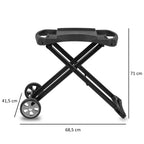 Table de cuisson pliable pour barbecues à gaz