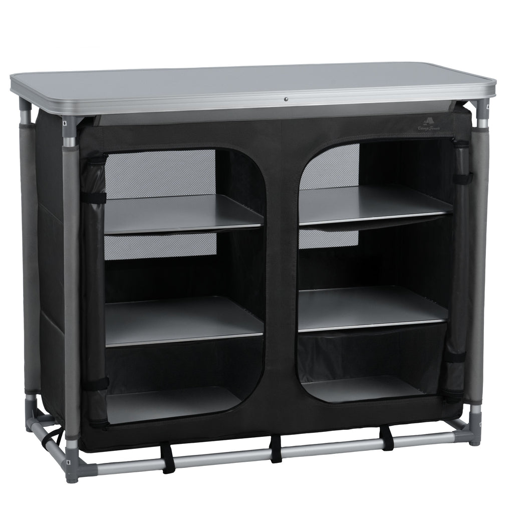 Campingschrank, 102 cm x 47 cm x 83,5 cm, faltbar