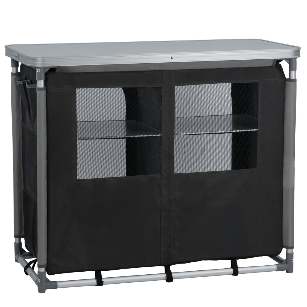 Campingschrank, 102 cm x 47 cm x 83,5 cm, faltbar