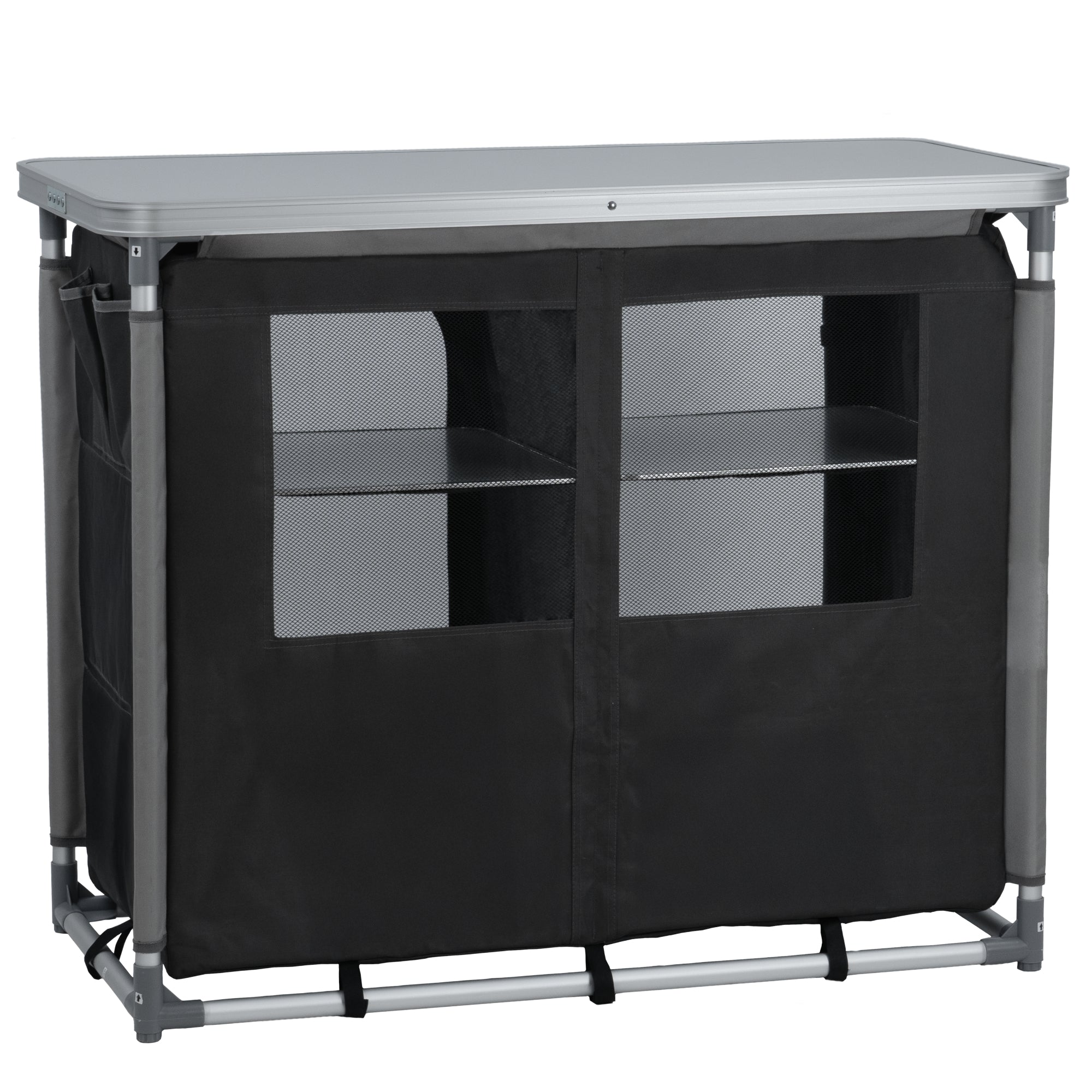 Campingschrank, 102 cm x 47 cm x 83,5 cm, faltbar