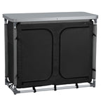 Armoire de camping, 102 cm x 47 cm x 83,5 cm, pliable