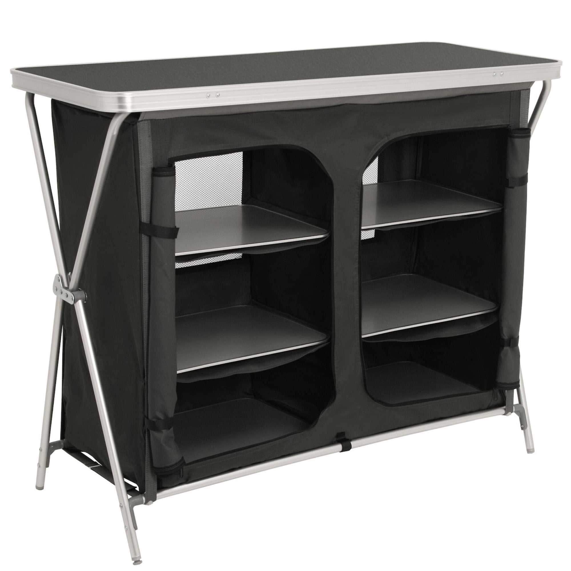 Camping cupboard, 110 cm x 47 cm x 90 cm, foldable