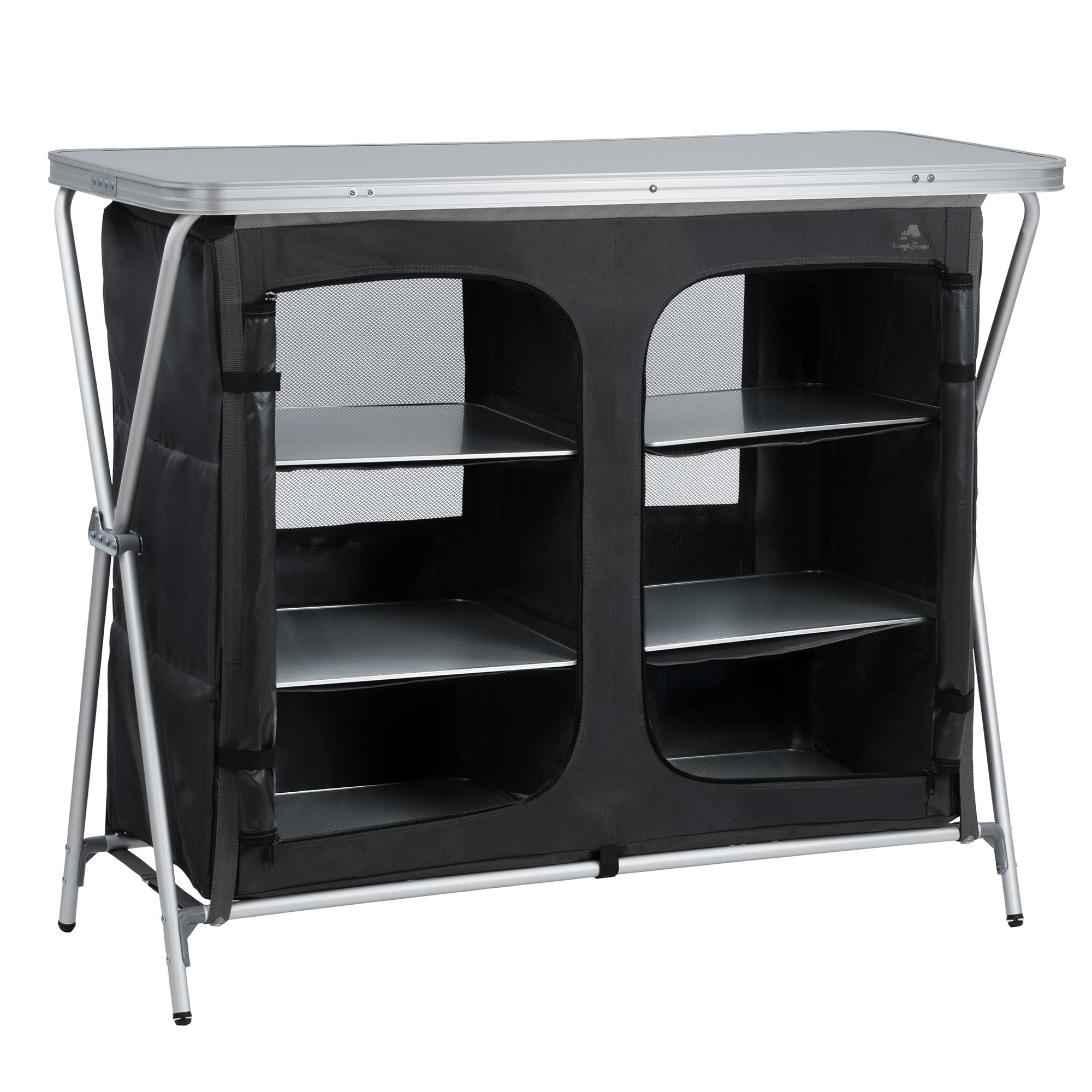 Armoire de camping, 110 cm x 47 cm x 90 cm, pliable