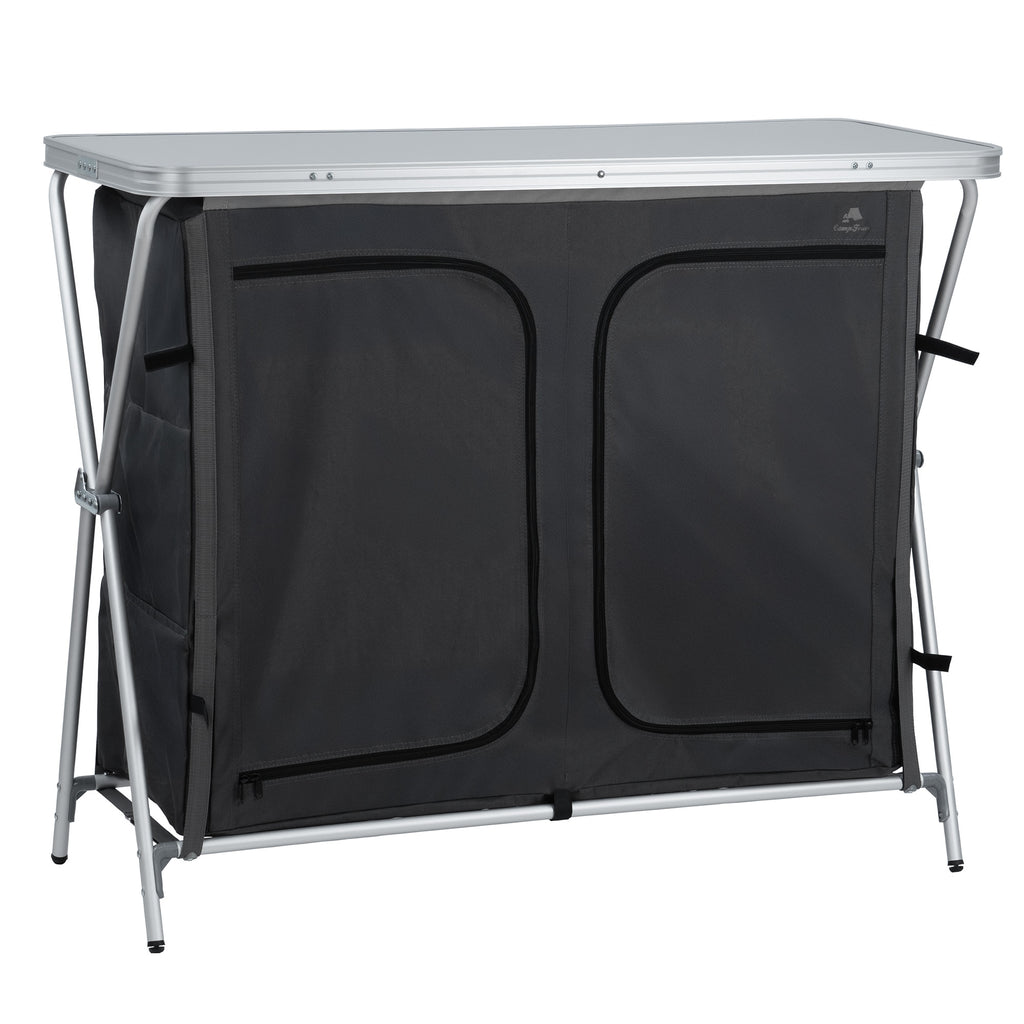 Armoire de camping, 110 cm x 47 cm x 90 cm, pliable