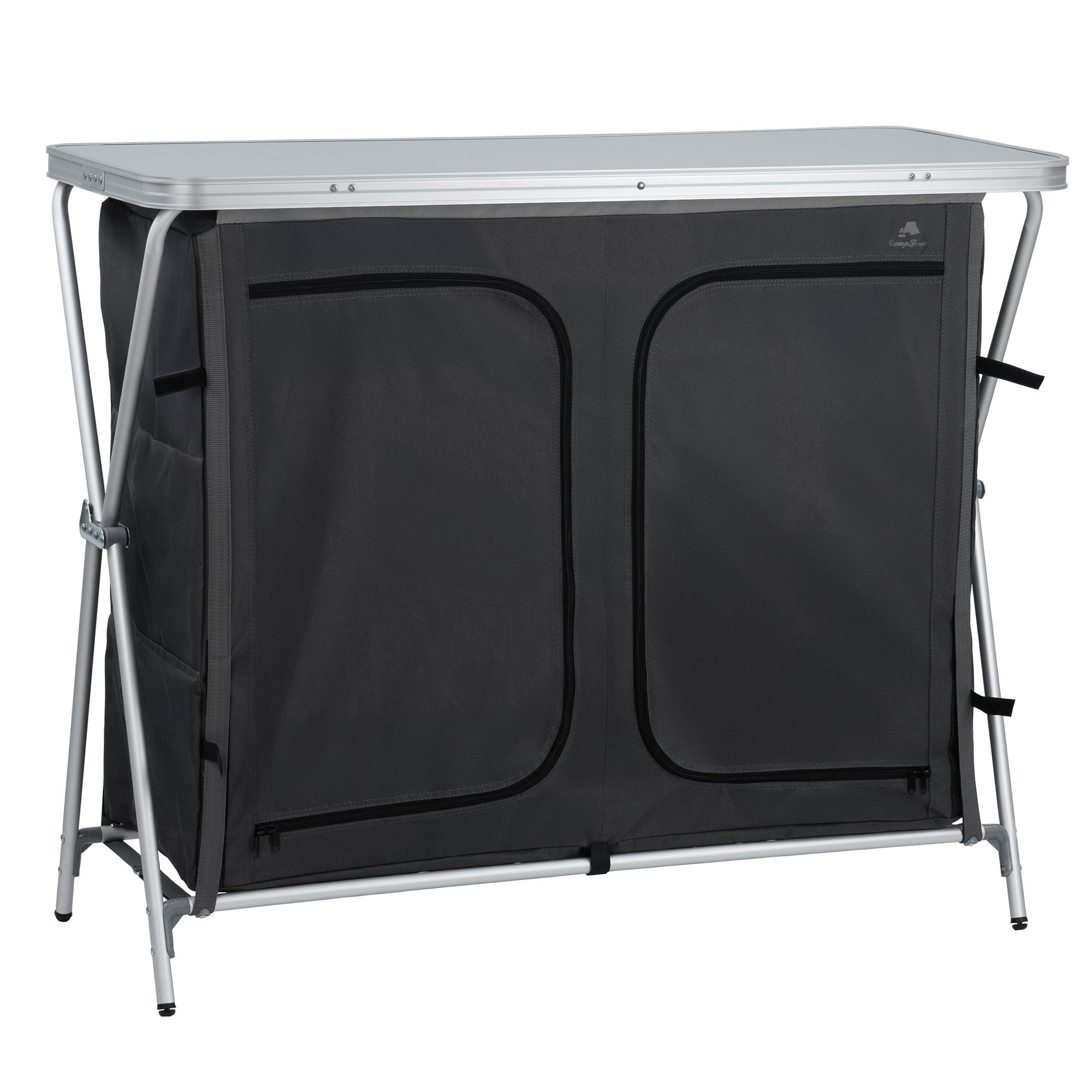 Armoire de camping, 110 cm x 47 cm x 90 cm, pliable