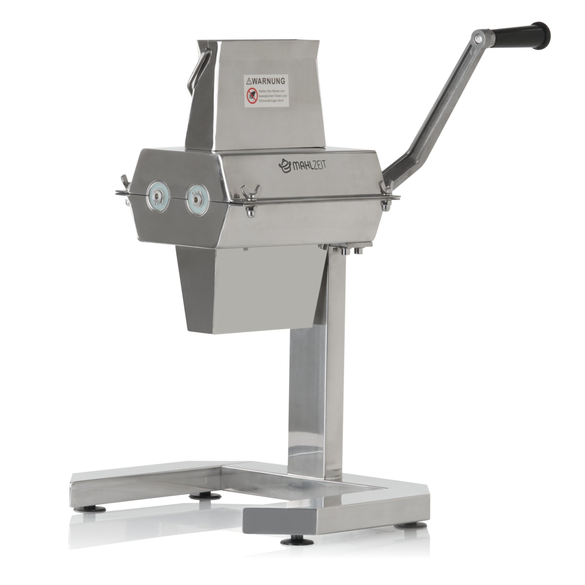 Steaker, en acier inoxydable, comprenant une manivelle et un attendrisseur de viande (54 lames)