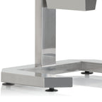 Steaker, en acier inoxydable, comprenant une manivelle et un attendrisseur de viande (54 lames)