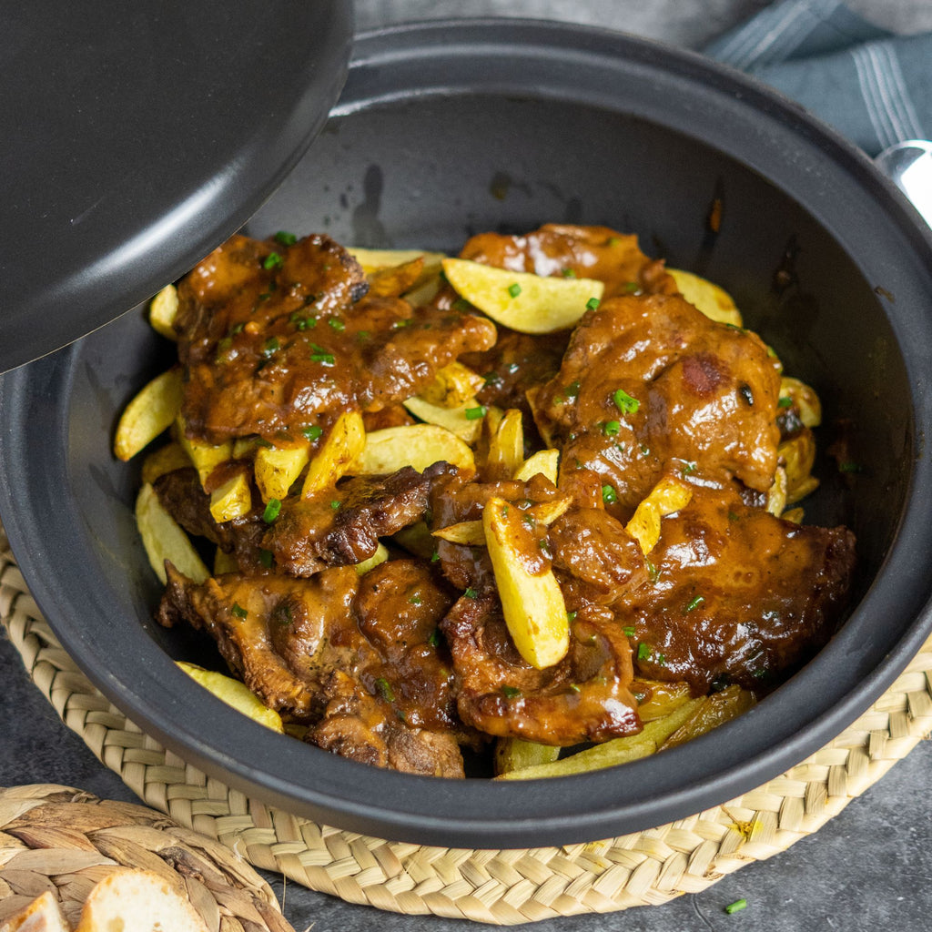 Tagine Topf, Ø 25 cm, Gusseisen, inkl. Deckel