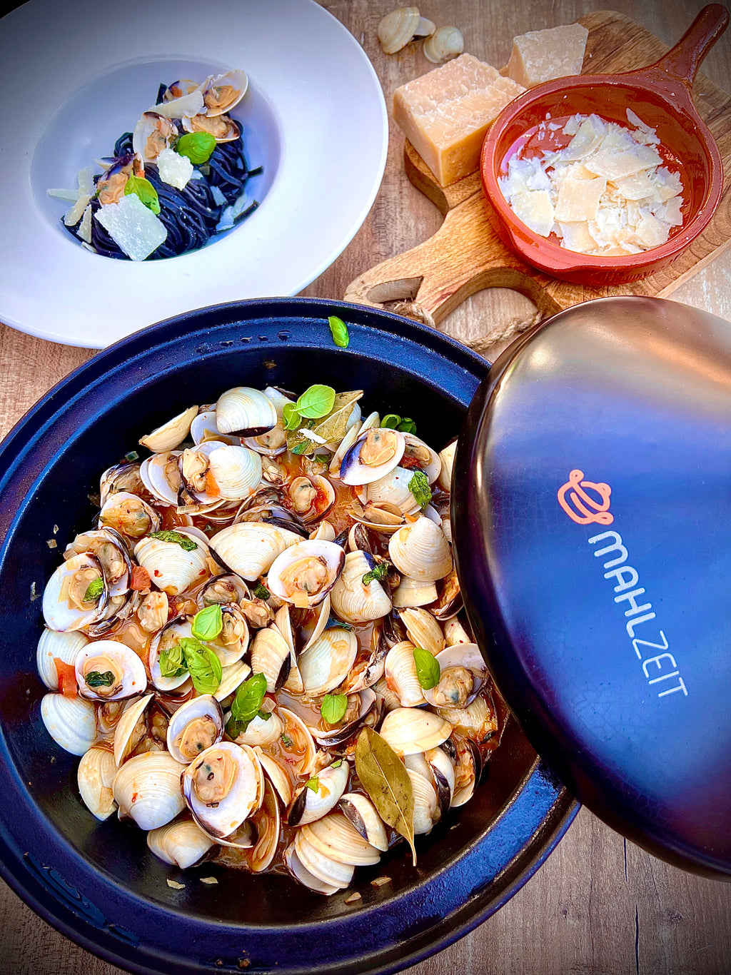 Tagine Topf, Ø 25 cm, Gusseisen, inkl. Deckel