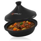 Tajine, Ø 25 cm, en fonte, avec couvercle