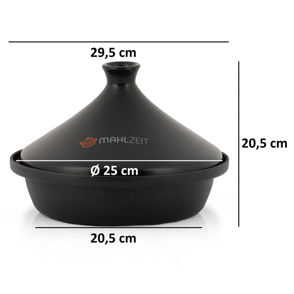 Tagine Topf, Ø 25 cm, Gusseisen, inkl. Deckel