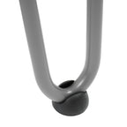 Pieds de table, pieds en épingle à cheveux, lot de 4, 71 cm, 2 entretoises