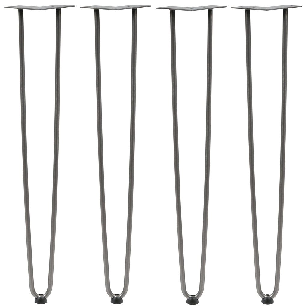 Tischbeine, Hairpin Legs, 4er Set, 71 cm, 2 Streben