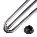 Pieds de table, lot de 4, 45 cm, acier, 3 entretoises