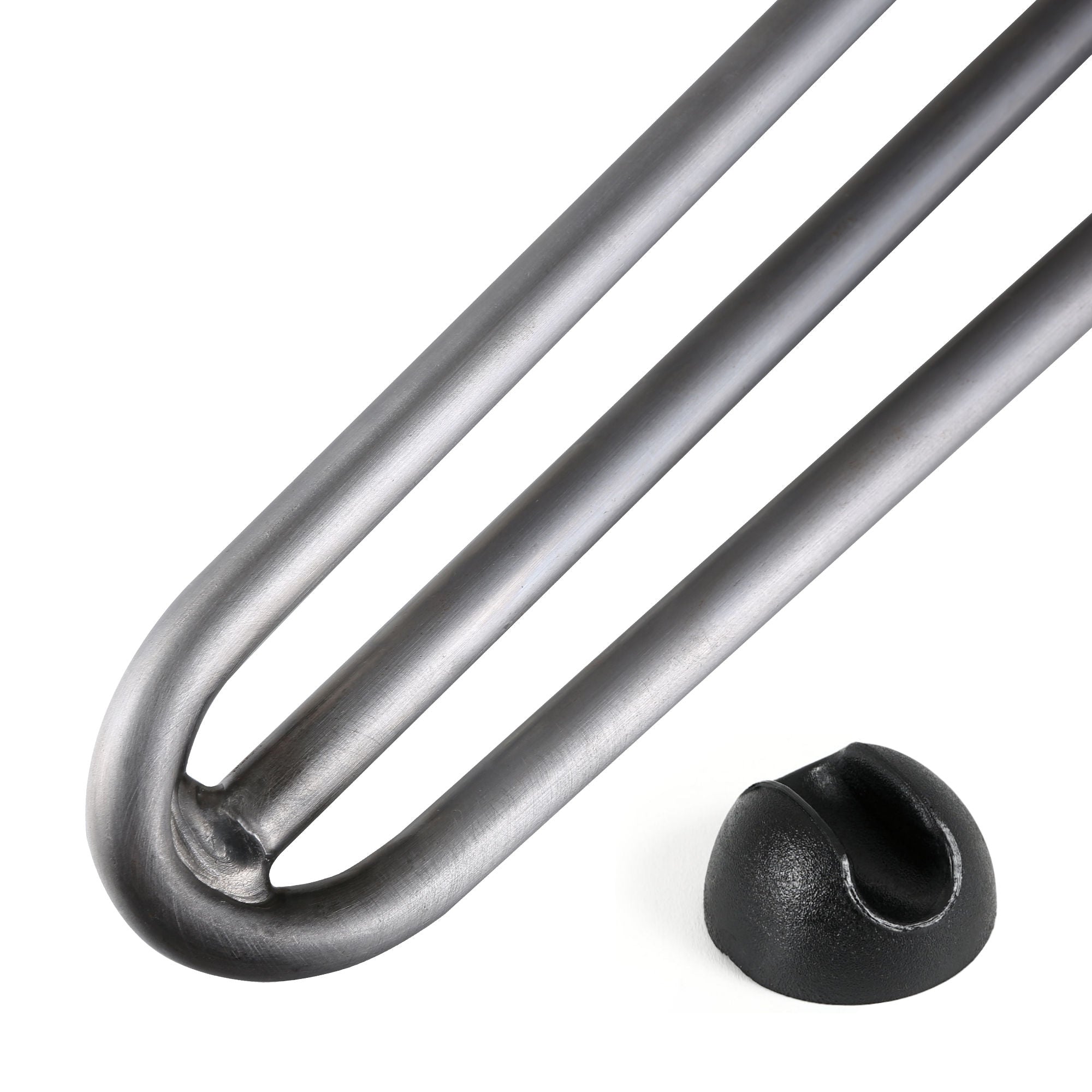 Pieds de table, lot de 4, 45 cm, acier, 3 entretoises