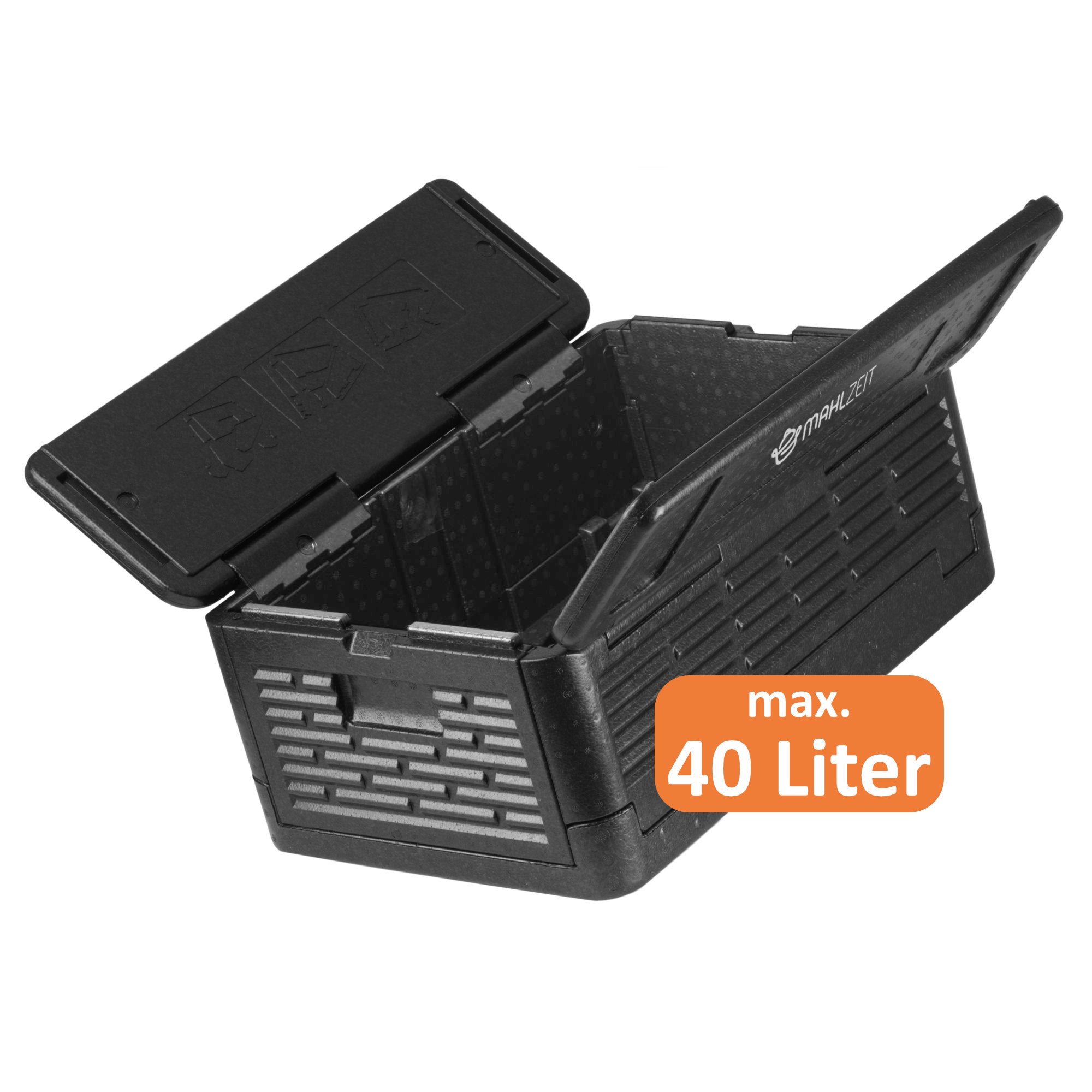 Thermobox, 60 x 40 x 25,5 cm, 40 litres, noir, pliable