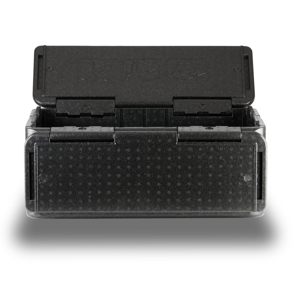 Thermobox, 60 x 40 x 25,5 cm, 40 litres, noir, pliable