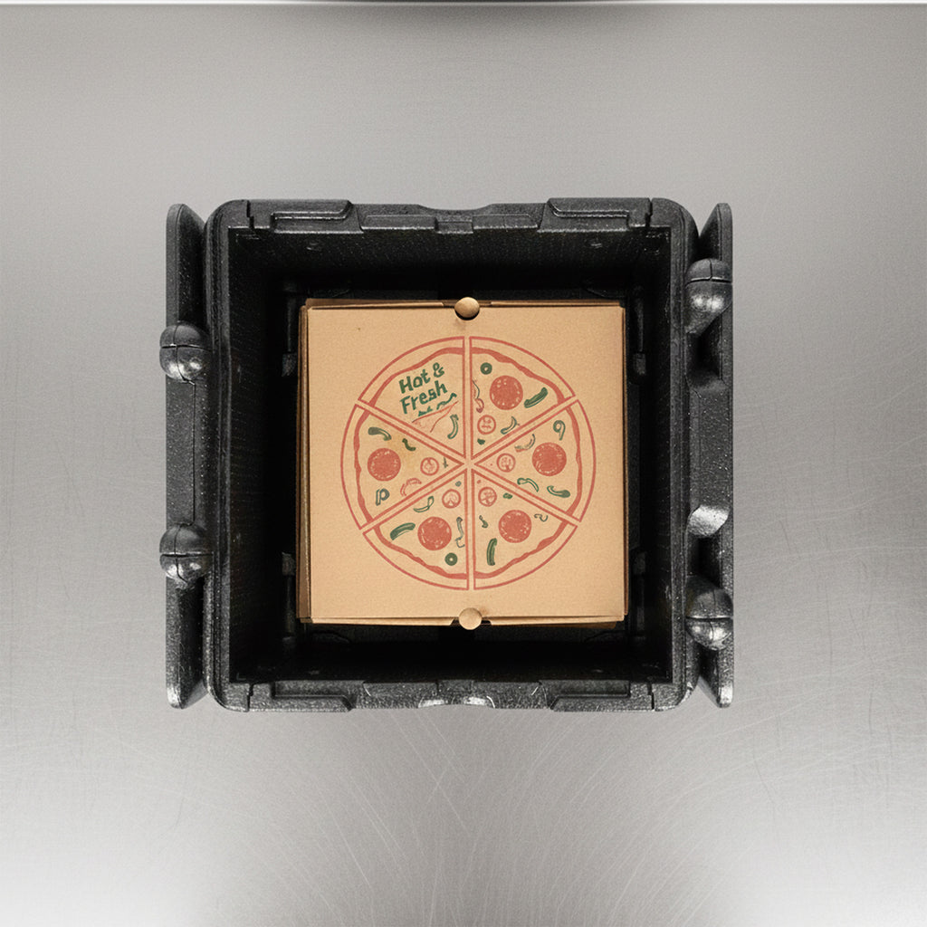 Thermobox, 42,5 x 42,5 x 24,5 cm, 26 litres, noir, pliable