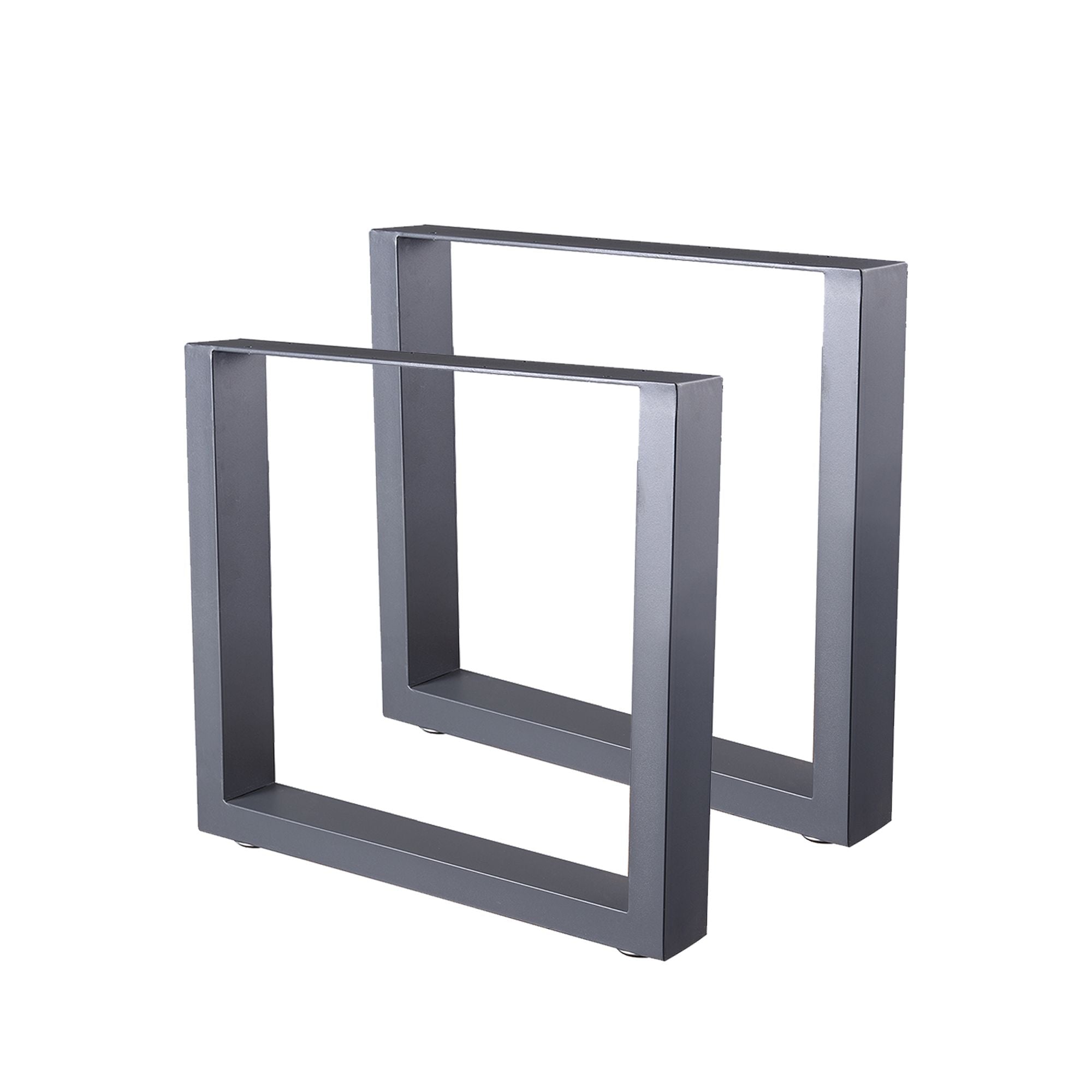 Pieds de table, lot de 2, 64 x 40 cm, métal
